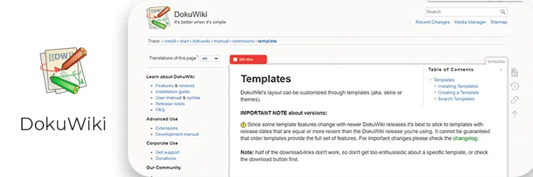 dokuwiki chrome plugin