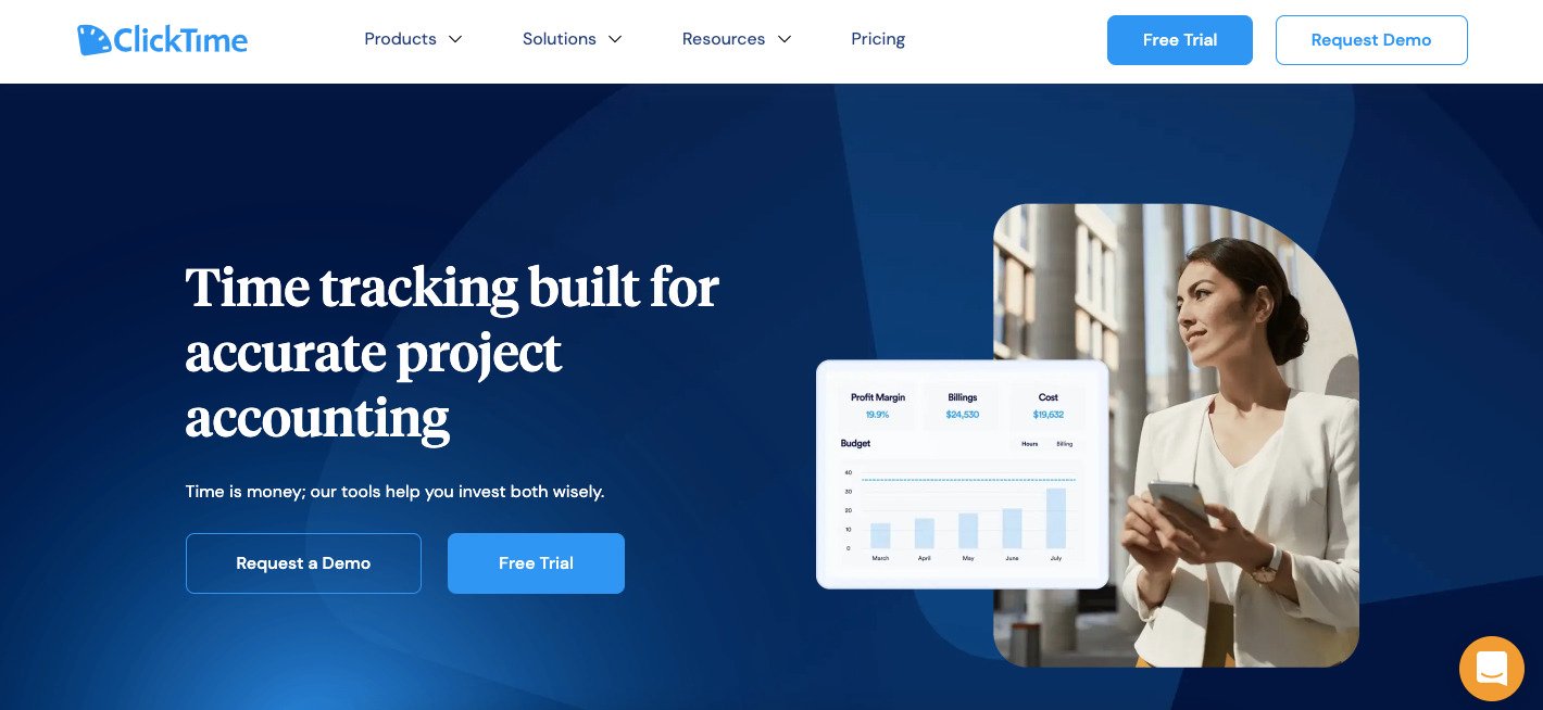 clicktime screenshot