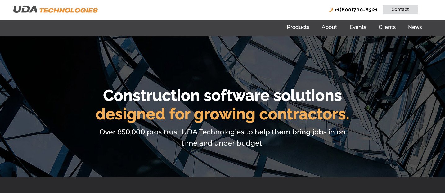 uda  project management tools screen