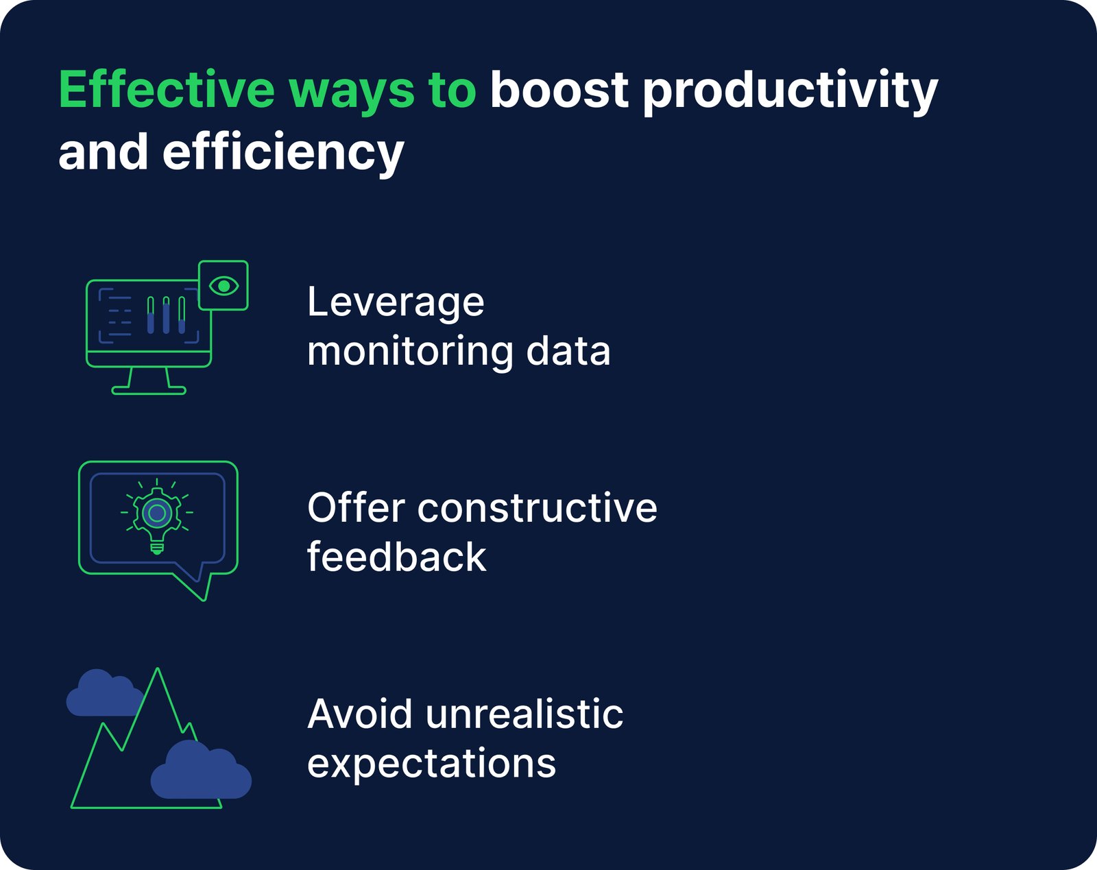 effective ways to boost productivity