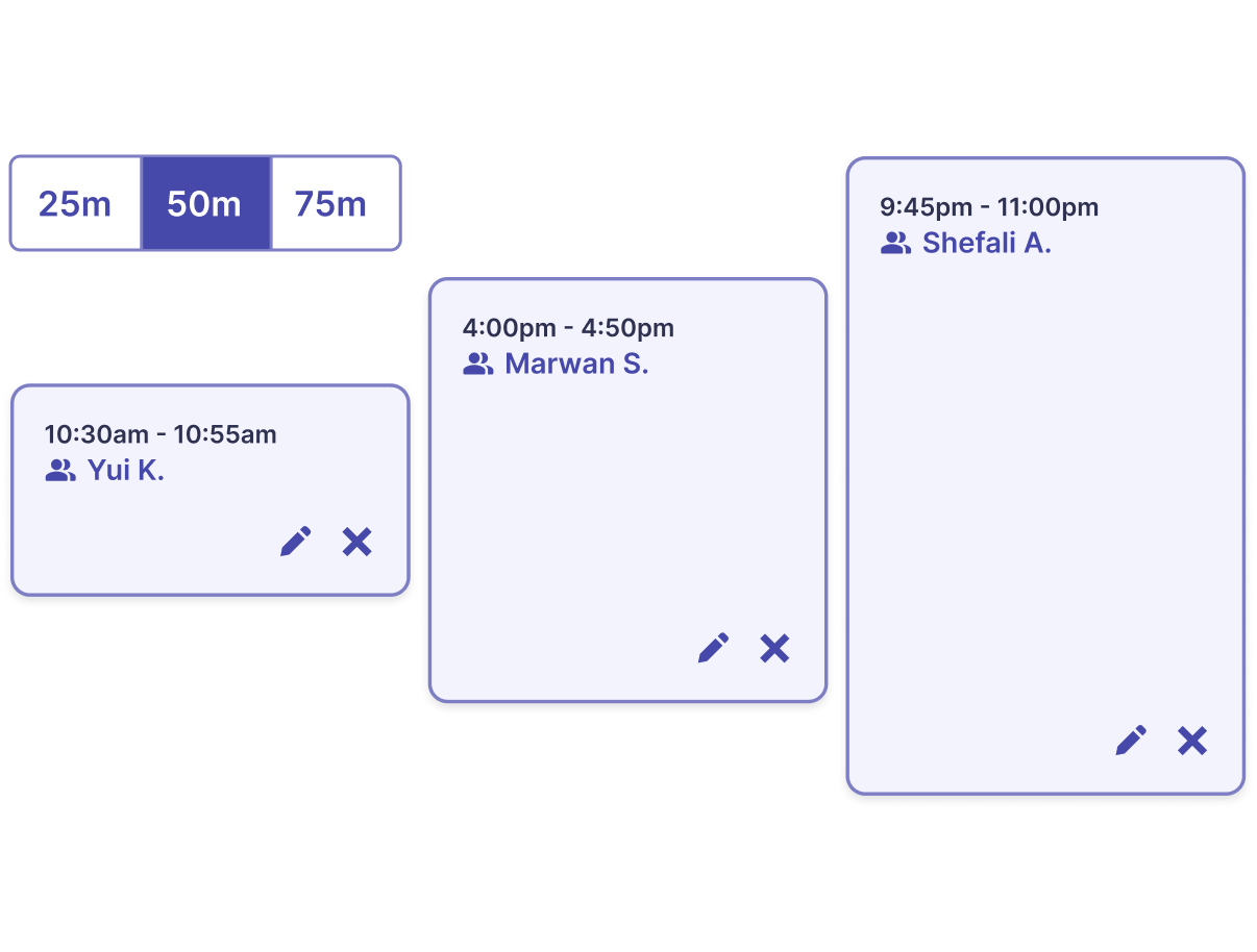 screenshot of focusmate app