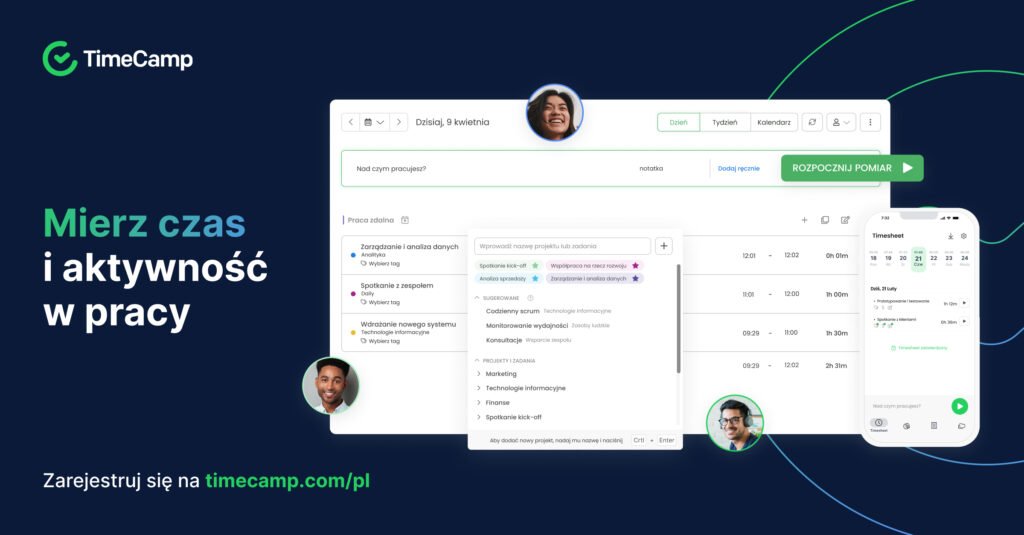 enterprise time tracking timecamp promo image pl