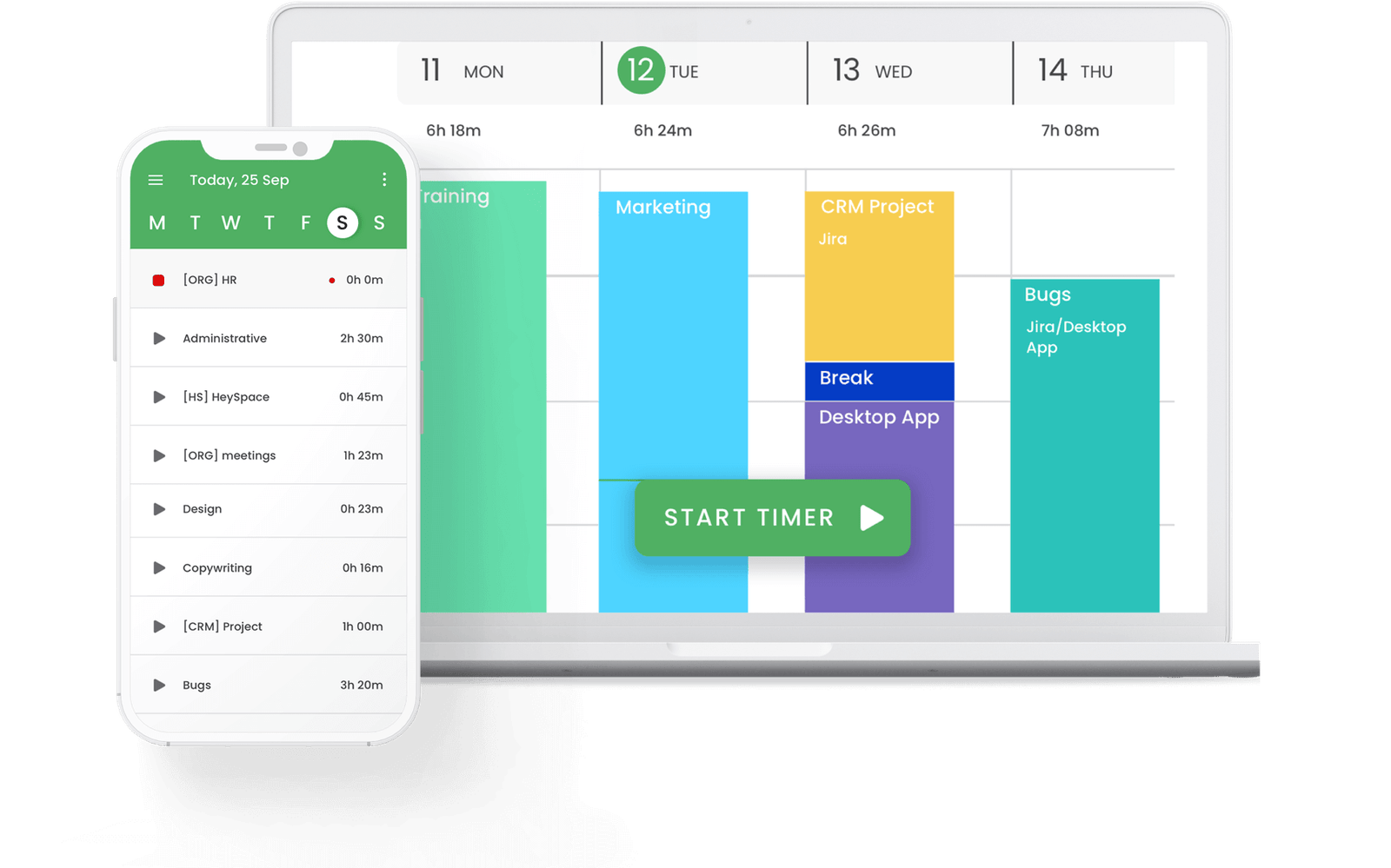 automatic time tracking home